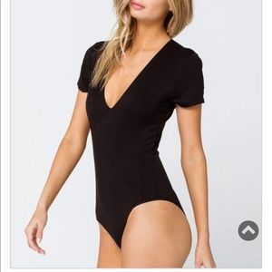 Wasabi and Mint black bodysuit